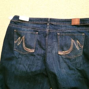 Plus size jeans. 24W Long From Maurice's